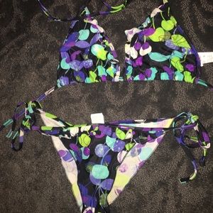 two piece women’s bathing suit